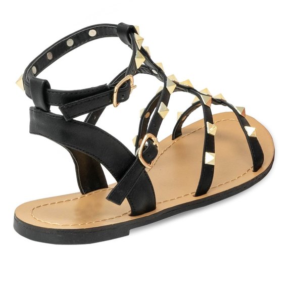 STRAPPY STUDDED SANDAL - Picture 3 of 4